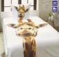 Mobile Preview: Bettwäsche Freche Giraffe - Mikrofaser - 135 x 200 cm + 80 x 80 cm